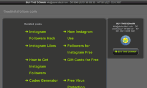 Generate.freeinstafollow.com thumbnail