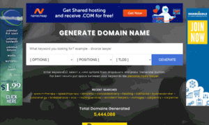 Generatedomainname.com thumbnail