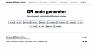 Generateqrcode.me thumbnail