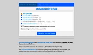 Generateurdemotdepasse.fr thumbnail