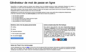 Generateurmotdepasse.com thumbnail
