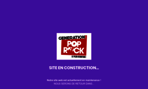 Generationpoprock.fr thumbnail
