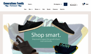 Generationsfamilyfootwear.com thumbnail