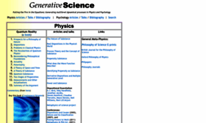 Generativescience.org thumbnail