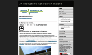 Generatorsolutions.org thumbnail