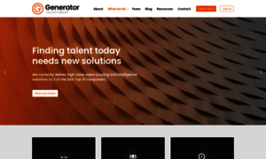 Generatortalent.com thumbnail