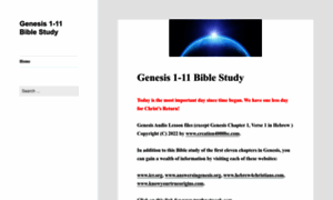 Genesis1-11.com thumbnail