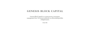 Genesisblockcapital.com thumbnail