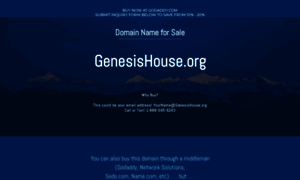 Genesishouse.org thumbnail