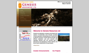 Genesisresourcesltd.com.au thumbnail