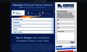 Genesistrainer.com.au thumbnail