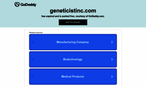 Geneticistinc.com thumbnail