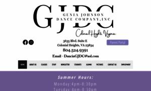 Geniajohnsondanceco.com thumbnail