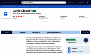 Genie-cleaner.software.informer.com thumbnail
