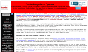 Genie-garage-door-openers.com thumbnail