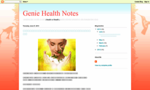 Geniehealthnotes.blogspot.com thumbnail