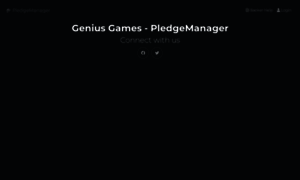 Geniusgames.pledgemanager.com thumbnail