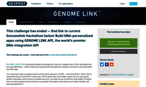 Genomelink.devpost.com thumbnail