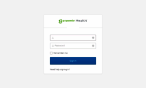 Genomichealth.okta.com thumbnail