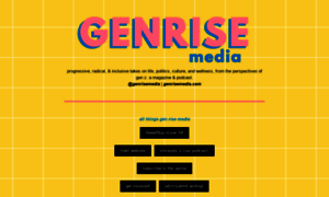 Genrise.carrd.co thumbnail