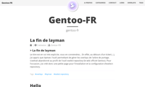 Gentoo-fr.org thumbnail