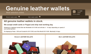 Genuine-leather-wallets.com thumbnail