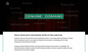 Genuine.domains thumbnail