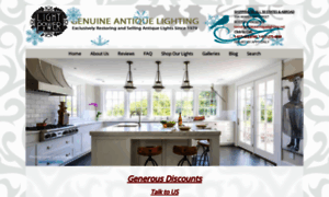 Genuineantiquelighting.com thumbnail