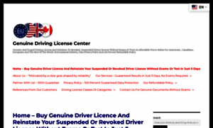 Genuinedrivinglicense.com thumbnail