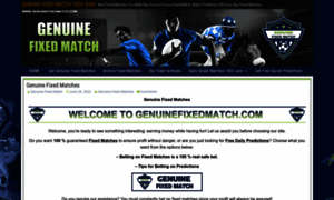 Genuinefixedmatch.com thumbnail