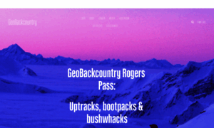 Geobackcountry.com thumbnail