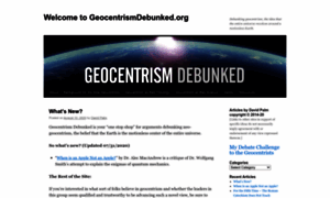 Geocentrismdebunked.org thumbnail