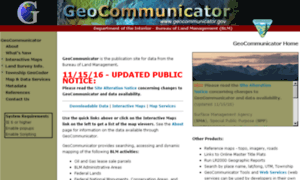 Geocommunicator.gov thumbnail