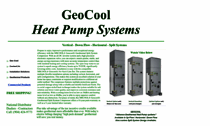 Geocoolheatpumps.com thumbnail