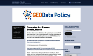 Geodatapolicy.wordpress.com thumbnail