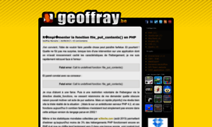 Geoffray.be thumbnail