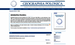 Geographiapolonica.pl thumbnail