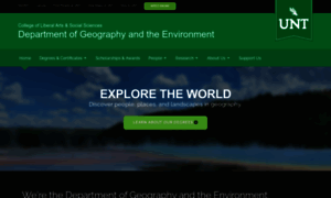 Geography.unt.edu thumbnail