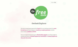 Geohash.gofreerange.com thumbnail