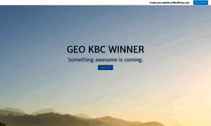 Geokbcwinner.home.blog thumbnail