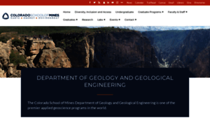 Geology.mines.edu thumbnail