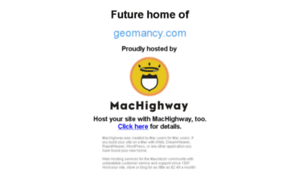 Geomancy.com thumbnail