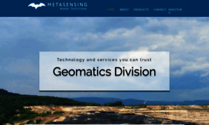 Geomatics.metasensing.com thumbnail