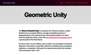 Geometricunity.org thumbnail