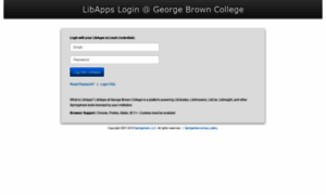 Georgebrown.libapps.com thumbnail