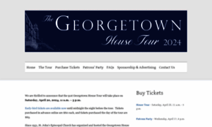 Georgetownhousetour.com thumbnail