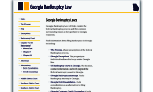 Georgiabankruptcy.com thumbnail