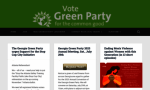 Georgiagreenparty.org thumbnail