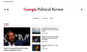 Georgiapoliticalreview.com thumbnail
