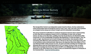 Georgiariversurvey.org thumbnail